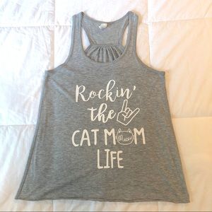 Rockin The Cat Mom Life tank